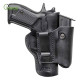 Кобура внутрішньобрючна A-line К1+ для Форт-12 з підсумком під магазин, шкіряна формована