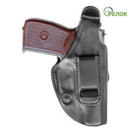 Кобура поясна A-line К3 для ПМ, шкіряна формована тришарова зі скобою