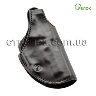 Кобура поясна A-line К8е для Форт-12, шкіряна формована тришарова