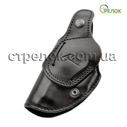 Кобура поясна A-line К8е для Форт-12, шкіряна формована тришарова Кобура поясна A-line К8е для Форт-12, шкіряна формована тришарова