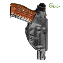 Кобура поясна A-line К8е для Форт-14, шкіряна формована тришарова