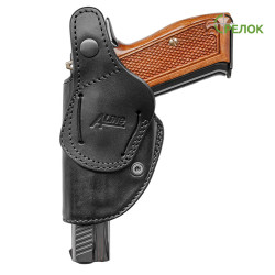 Кобура поясна A-line К8е для Форт-14, шкіряна формована тришарова Кобура поясна A-line К8е для Форт-14, шкіряна формована тришарова