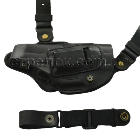 Кобура A-line 3КУ1 підплечна/поясна/внутрібрючна шкіряна формована для Форт-17