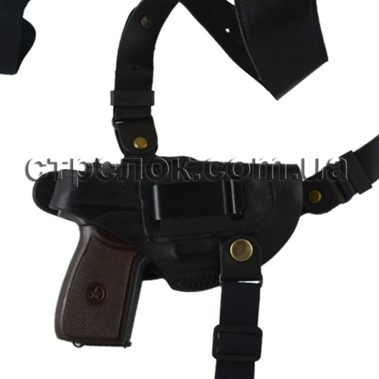 Кобура A-line 3КУ1 підплечна/поясна/внутрібрючна шкіряна формована для ПМ