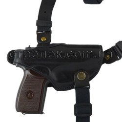 Кобура підплечна/поясна A-line 3КУ9 для ПМ, шкіряна тришарова формована
