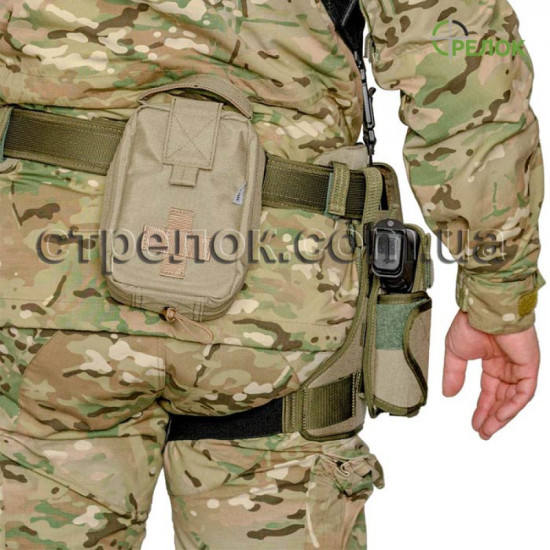 Кобура універсальна, стегнова, з підсумком для магазину A-line СМ16 мультикам