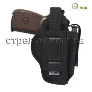 Кобура поясна A-line Т5 для ПМ з підсумком під магазин чорна