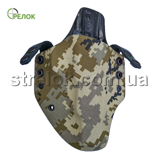 Кобура A-line ПК51С пластикова, поясна для АПС пиксель ММ-14 Кобура A-line ПК51С пластикова, поясна для АПС пиксель ММ-14