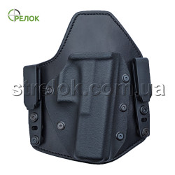 Кобура внутрішньобрючна A-line ПК8С для Глок-17, кайдекс/шкіра