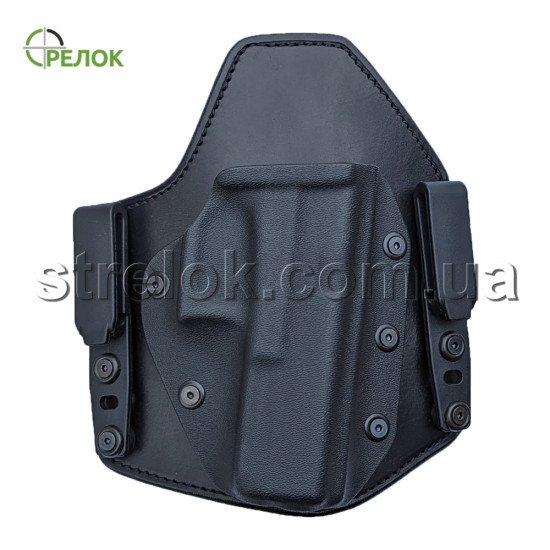 Кобура внутрішньобрючна A-line ПК8С для Глок-17, кайдекс/шкіра