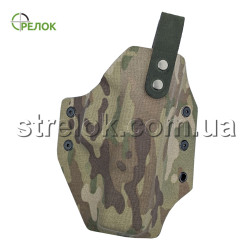 Кобура A-line ПК9С пластикова, поясна для Глок мультикам