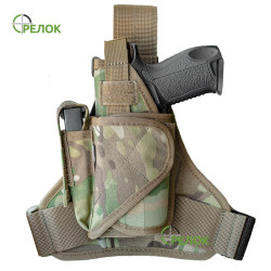 Кобура універсальна, стегнова, з підсумком для магазину A-line СМ16 мультикам для шульги