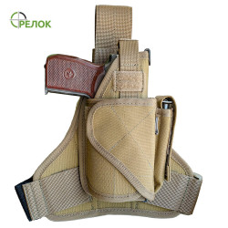 Кобура універсальна, стегнова, з підсумком для магазину A-line СМ16 койот