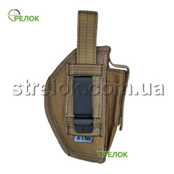 Кобура поясна A-line Т5 для Форт-14 з підсумком під магазин койот