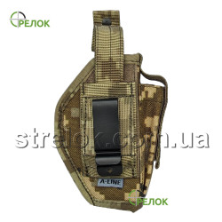 Кобура поясна A-line Т5 для Форт-14 з підсумком під магазин піксель ММ-14