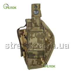 Кобура поясна A-line Т5 для Форт-14 з підсумком під магазин піксель ММ-14
