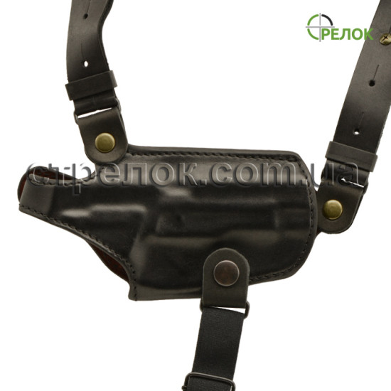 Кобура A-line 1КП2+ шкіряна, підплечна з подсумком під магазин для Форт-12