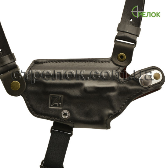 Кобура A-line 1КП2+ шкіряна, підплечна з подсумком під магазин для Форт-12