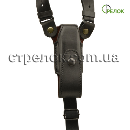 Кобура A-line 1КП2+ шкіряна, підплечна з подсумком під магазин для Форт-12