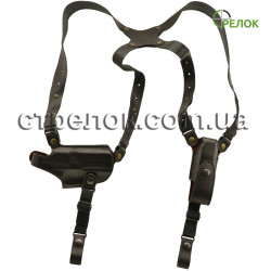 Кобура A-line 1КП2+ шкіряна, підплечна з подсумком під магазин для Форт-17