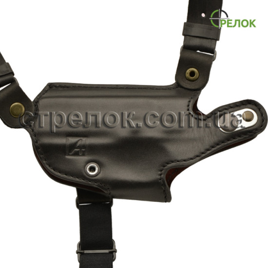 Кобура A-line 1КП2+ шкіряна, підплечна з подсумком під магазин для Форт-17