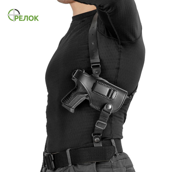 Кобура A-line 3КУ3 підплечна/поясна/внутрібрючна шкіряна для FLARM TQ1
