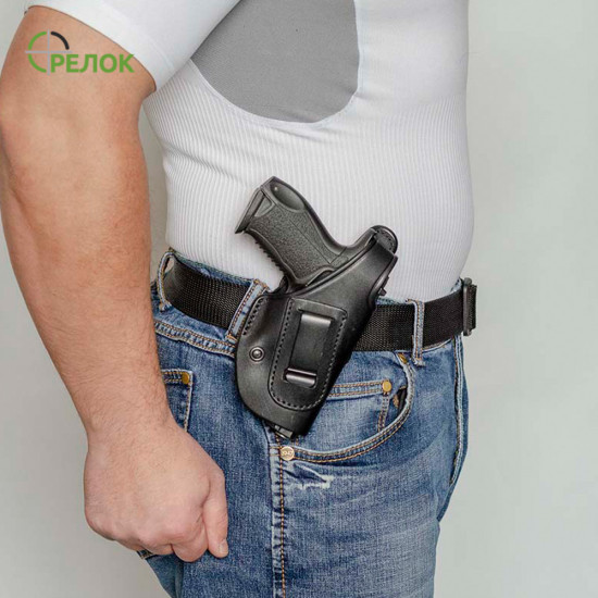 Кобура A-line 3КУ3 підплечна/поясна/внутрібрючна шкіряна для Форт 12/14