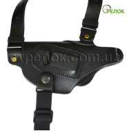Кобура підплечна/поясна/внутрібрючна A-line 3КУ3 для Форт-17, шкіряна зі скобою (для шульги)