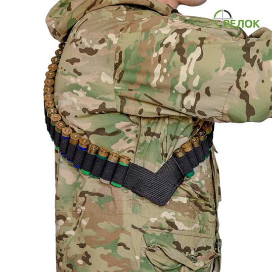 Бандольер A-line М50 (12/16 калібр, 50 патронів) чорний