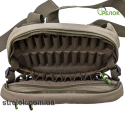 Сумка-патронташ A-line М16 (12/16 калібр, 30 патронів) хакі