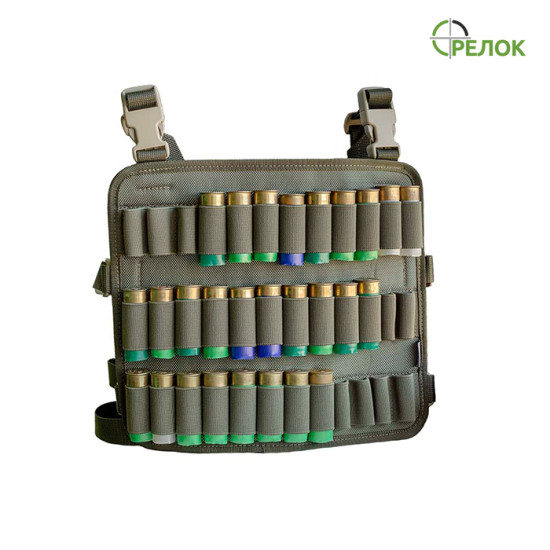 Нагрудник A-line М71 синтетичний (12/16 калібр, 36 патронів) хакі