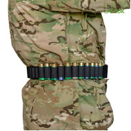 Патронташ поясний A-line М5 однорядний відкритий (12/16 калібр, 24 патрона) чорний