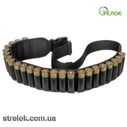 Патронташ поясний A-line М9 однорядний відкритий (12/16 калібр, 24 патрона) чорний