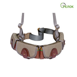 Патронташ поясний A-line М95 однорядний закритий (12/16 калібр, 24 патрона), хакі