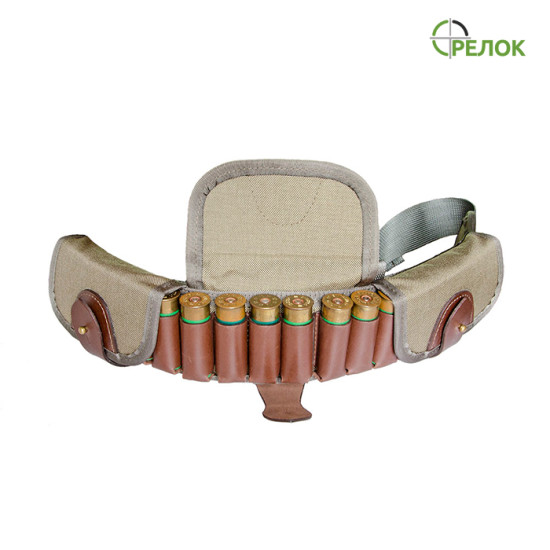 Патронташ поясний A-line М95 однорядний закритий (12/16 калібр, 24 патрона), хакі