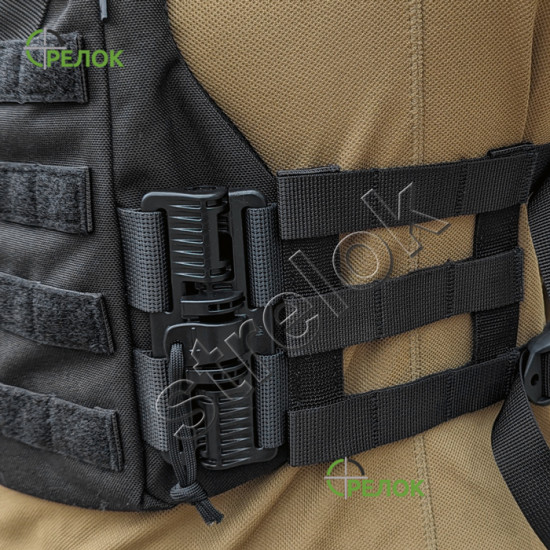 Плитоноска A-line Plate Carrier зі швидким скиданням чорна