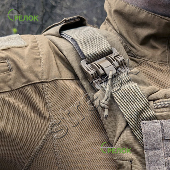Плитоноска A-line Plate Carrier зі швидким скиданням койот