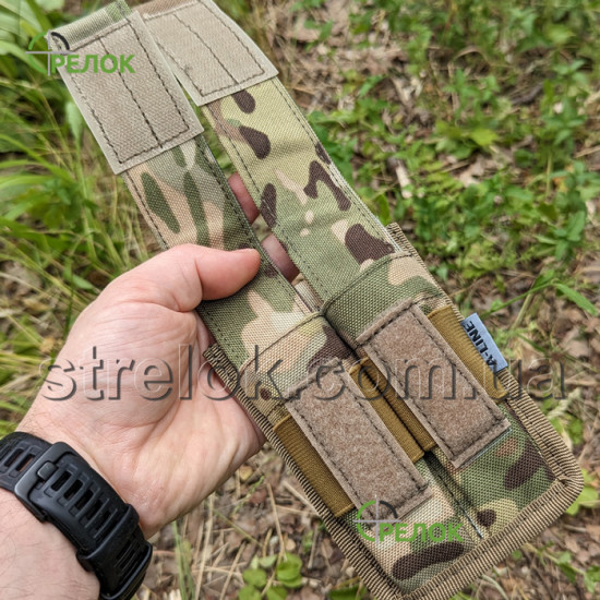 Підсумок A-line СМ14 для двох пістолетних магазинів, мультикам Підсумок A-line СМ14 для двох пістолетних магазинів, мультикам