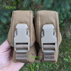 MOLLE-сумісний підсумок A-line СМ2 для двох гранат, койот