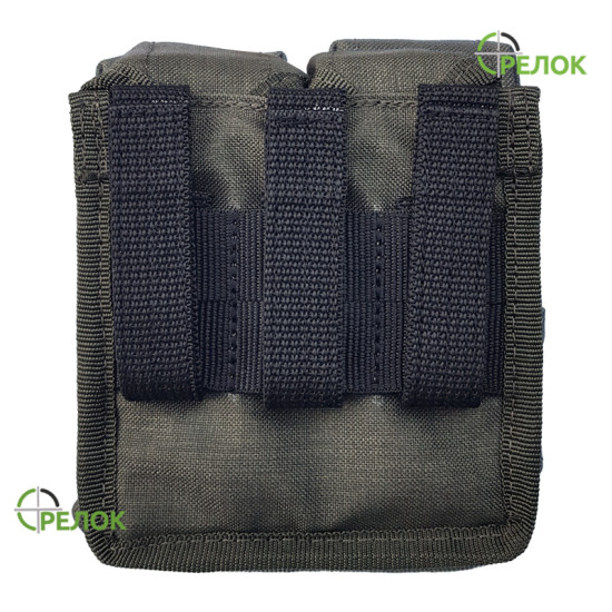 MOLLE-сумісний підсумок A-line СМ2 для двох гранат, олива MOLLE-сумісний підсумок A-line СМ2 для двох гранат, олива