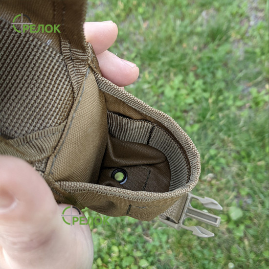 MOLLE-сумісний підсумок A-line СМ21 для гранати, койот MOLLE-сумісний підсумок A-line СМ21 для гранати, койот