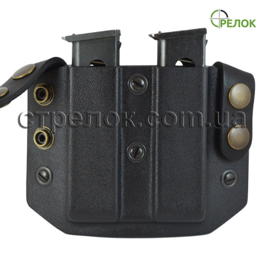 Підсумок відкритий A-line ПП51 для 2 магазинів ПМ, пластиковий Підсумок відкритий A-line ПП51 для 2 магазинів ПМ, пластиковий