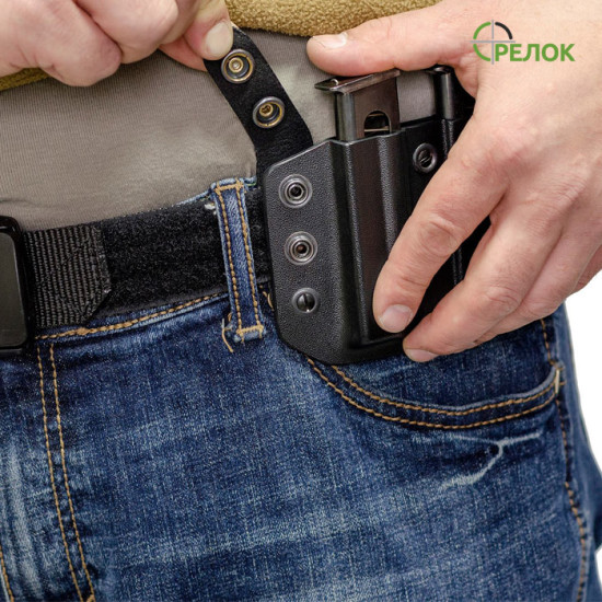 Підсумок відкритий A-line ПП51С для 2 магазинів АПС, пластиковий мультикам Підсумок відкритий A-line ПП51С для 2 магазинів АПС, пластиковий мультикам