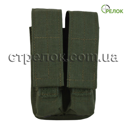 Підсумок A-line СМ14 для двох пістолетних магазинів, олива