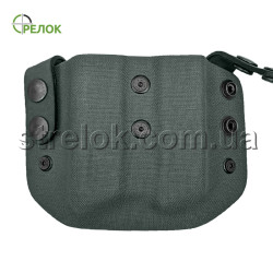 Підсумок відкритий A-line ПП51С для 2 магазинів Форт, пластиковий олива