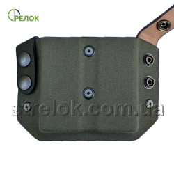 Підсумок відкритий A-line ПП51С для 2 магазинів ТТ, пластиковий олива