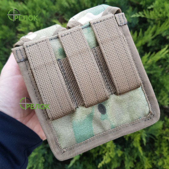 MOLLE-сумісний підсумок A-line СМ2 для двох гранат, мультикам MOLLE-сумісний підсумок A-line СМ2 для двох гранат, мультикам