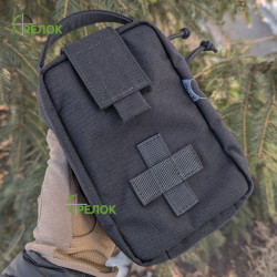 MOLLE-сумісний підсумок для аптечки A-line СМ34 чорний
