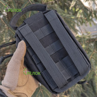MOLLE-сумісний підсумок для аптечки A-line СМ34 чорний