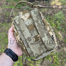 MOLLE-сумісний підсумок для аптечки A-line СМ34 піксель ММ-14 MOLLE-сумісний підсумок для аптечки A-line СМ34 піксель ММ-14